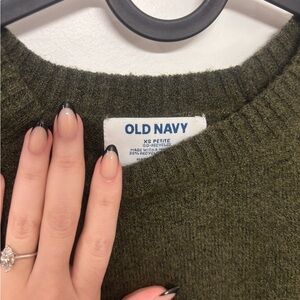 Old Navy Olive Green Crewneck Sweater
